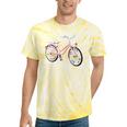 Vintage Bicycle With Playing Cards Nostalgia Tie-Dye T-Shirts Yellow Tie-Dye