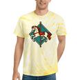 Vintage Carousel Horse Merry Go Round Nostalgia Art Premium Tie-Dye T-Shirts Yellow Tie-Dye