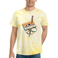 Vintage Cassette Tape And Pencil Nostalgia Party 70s 80s 90s Tie-Dye T-Shirts Yellow Tie-Dye