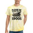 Vintage Be Patient With Me I'm From The 1900s Steam Train Tie-Dye T-Shirts Yellow Tie-Dye Vintage Be Patient With Me I'm From The 1900s Steam Train Tie-Dye T-Shirts Yellow Tie-Dye