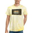 Vintage VHS Tape Humor Retro Nostalgia Graphic Tie-Dye T-Shirts Yellow Tie-Dye