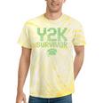 Y2K Survivor 2000s Nostalgia Retro Vintage Nostalgic Tie-Dye T-Shirts Yellow Tie-Dye Y2K Survivor 2000s Nostalgia Retro Vintage Nostalgic Tie-Dye T-Shirts Yellow Tie-Dye