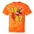 1987 Retro Roller Skate Vintage 80s Nostalgia Collector Tie-Dye T-Shirts Orange Tie-Dye