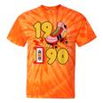 1990 Retro Raised On 90s Music Old School Nostalgia Punk Tie-Dye T-Shirts Orange Tie-Dye