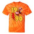 1990 Retro Roller Skate Vintage 90s Nostalgia Collector Tie-Dye T-Shirts Orange Tie-Dye