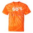 60's Vibe Retro Nostalgia Classic Mixtape Era 1960s Party Tie-Dye T-Shirts Orange Tie-Dye
