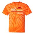 70's 80's 90's Music Nostalgia Video Cassette Tape VHS Retro Tie-Dye T-Shirts Orange Tie-Dye