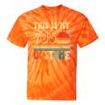 This Is My 70s Costume Vintage Nostalgia Mixtape 1970s Party Tie-Dye T-Shirts Orange Tie-Dye