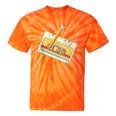 80's 90's Retro Music Party Costume Nostalgia Cassette Tie-Dye T-Shirts Orange Tie-Dye
