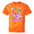 80's Baby 90's Made Me 1980s 1990s Nostalgia Retro Party Premium Tri-Blend Tie-Dye T-Shirts Orange Tie-Dye