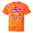 80s Fashion Girls Just Wanna Have Fun 1980s Nostalgia Tie-Dye T-Shirts Orange Tie-Dye