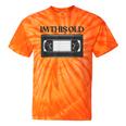 80s VHS Video Cassette Nostalgia Tie-Dye T-Shirts Orange Tie-Dye