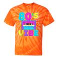 80's Vibe Retro Style Cassette Tape Nostalgia 1980s Party Tie-Dye T-Shirts Orange Tie-Dye