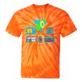 80's Vintage Cassette Tape Nostalgia Mixtape Era 1980s Retro Tie-Dye T-Shirts Orange Tie-Dye