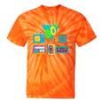 80's Vintage Cassette Tape Nostalgia Mixtape Era 1980s Retro Tie-Dye T-Shirts Orange Tie-Dye