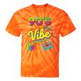90s Nostalgia Retro Apparel 90'S Vibe Retro Premium Tri-Blend Tie-Dye T-Shirts Orange Tie-Dye