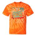 90's Vibe Vintage Style Cassette Tape Nostalgia 1990s Party Tie-Dye T-Shirts Orange Tie-Dye