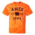 Ames Iowa Est 1864 Nostalgia Premium Tri-Blend Tie-Dye T-Shirts Orange Tie-Dye