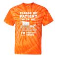 Amusing Wagon Pace Please Be Patient I'm From The 1900s Premium Tie-Dye T-Shirts Orange Tie-Dye