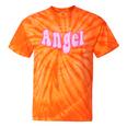 Angel Y2k Aesthetic 2000s Millennial Nostalgia Retro Pink Tie-Dye T-Shirts Orange Tie-Dye