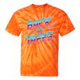 Back To Tapes Retro Cassette Mixtape 80s Nostalgia Tie-Dye T-Shirts Orange Tie-Dye