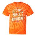 Boho Nostalgia It's My Niece's Birthday Women Kids Tie-Dye T-Shirts Orange Tie-Dye