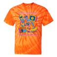 Born In The 80s Raised In The 90s Nostalgia Retro Memories Tie-Dye T-Shirts Orange Tie-Dye
