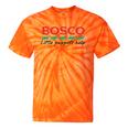 Bosco Little Puppets Help Irish Nostalgia Retro 80s Premium Tri-Blend Tie-Dye T-Shirts Orange Tie-Dye