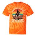 Classic Western Nostalgia Cowboy Sunset Tie-Dye T-Shirts Orange Tie-Dye Classic Western Nostalgia Cowboy Sunset Tie-Dye T-Shirts Orange Tie-Dye