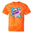 Dabbing Cassette Tape 70s 80s 80s Outfit Nostalgia Tie-Dye T-Shirts Orange Tie-Dye