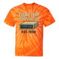 Dial Up Survivor Retro 90s Internet Nostalgia Tie-Dye T-Shirts Orange Tie-Dye