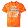 Easily Distracted By Old Cars Graphic Nostalgia Tie-Dye T-Shirts Orange Tie-Dye