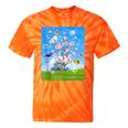 Frutiger Aero Aesthetic Tech Cherry Blossom Fishes Bubbles Tie-Dye T-Shirts Orange Tie-Dye Frutiger Aero Aesthetic Tech Cherry Blossom Fishes Bubbles Tie-Dye T-Shirts Orange Tie-Dye