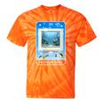 Frutiger Aero Aesthetic Tech Computer Aquarium Tarot Card Tie-Dye T-Shirts Orange Tie-Dye
