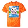 Frutiger Aero Aesthetic Tech Kawaii Ramen Cat Fishes Tie-Dye T-Shirts Orange Tie-Dye Frutiger Aero Aesthetic Tech Kawaii Ramen Cat Fishes Tie-Dye T-Shirts Orange Tie-Dye