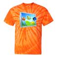 Frutiger Aero Fish Tie-Dye T-Shirts Orange Tie-Dye