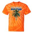 Frutiger Aero Palm Tree Y2k Aesthetic 2000s Trend Tie-Dye T-Shirts Orange Tie-Dye
