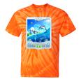 Frutiger Aero Skeuomorphism User Interface Nostalgia Premium Tri-Blend Tie-Dye T-Shirts Orange Tie-Dye