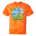Frutiger Aero Y2K Fashion Trends Statement Piece Tech Orange Tie-Dye T-Shirts Orange Tie-Dye