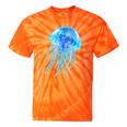 Frutiger Aero Y2K Jellyfish Tie-Dye T-Shirts Orange Tie-Dye
