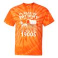 Humorous Wagon Plea Please Be Patient I'm From The 1900s Premium Tie-Dye T-Shirts Orange Tie-Dye