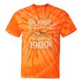 I'm From The 1900s Old Humor Boomer Dad Father's Day Premium Tie-Dye T-Shirts Orange Tie-Dye