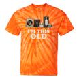 I’m This Old Retro Tech Nostalgia For 70s 80s Premium Tri-Blend Tie-Dye T-Shirts Orange Tie-Dye