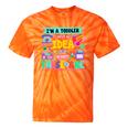 I'm A Toddler I Have No Ideas Retro Vintage 90s Nostalgia Premium Tri-Blend Tie-Dye T-Shirts Orange Tie-Dye