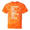 Do You Know The Muffin Man DYKTMM Nostalgia Quote Tie-Dye T-Shirts Orange Tie-Dye