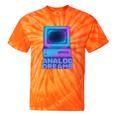 Lofi Reverie Analog Dreams Pixel 90s Desktop VHS Nostalgia Tie-Dye T-Shirts Orange Tie-Dye