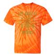 Los Angeles Hotrods Automotive Nostalgia Distressed Tie-Dye T-Shirts Orange Tie-Dye