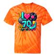 I Love The 70s Vintage Cassette Roller Vinyl Nostalgia 70s Tie-Dye T-Shirts Orange Tie-Dye