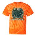 I Miss The Static Retro VHS Nostalgia Art Tie-Dye T-Shirts Orange Tie-Dye