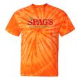 No Bags At SPAG'S Shrewsbury Defunct Store Nostalgia Vintage Premium Tri-Blend Tie-Dye T-Shirts Orange Tie-Dye